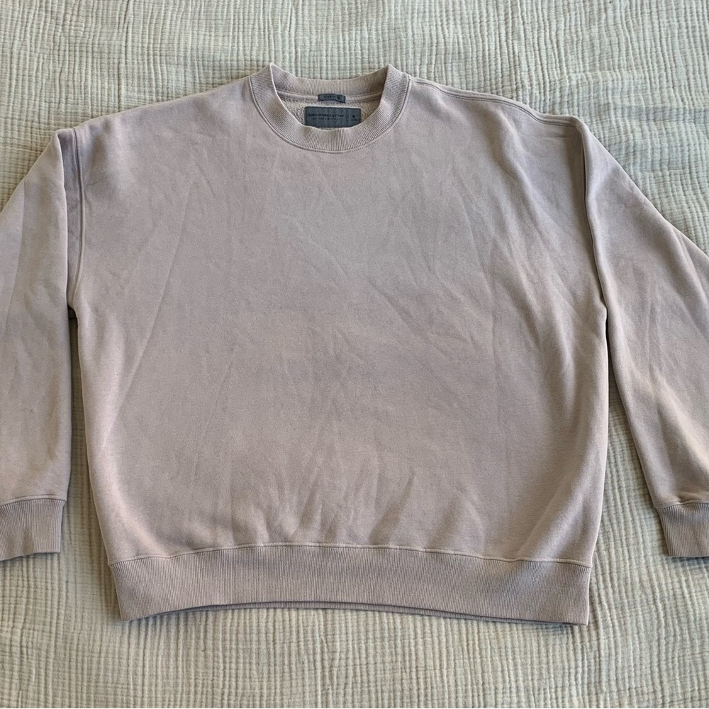 Abercrombie & Fitch oversized men’s crew neck sweatshirt size medium